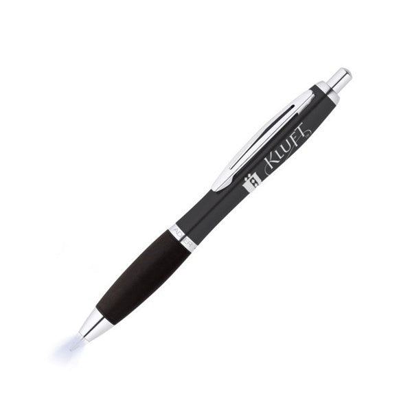 Lighted Tip Click Metal Pen