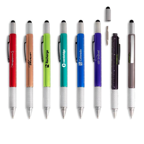7-in-1 Tool Kit Stylus Metal Twist Pen
