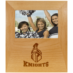Genuine Alder 4"x 6" Picture Frame with 4 1/2" x 8" Engraving Area