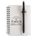 Jothaven 4.15 x 5.5 Translucent Plastic Spiral Journal with Pen