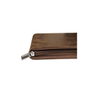 Zipper Laserable Leatherette Portfolio with Notepad