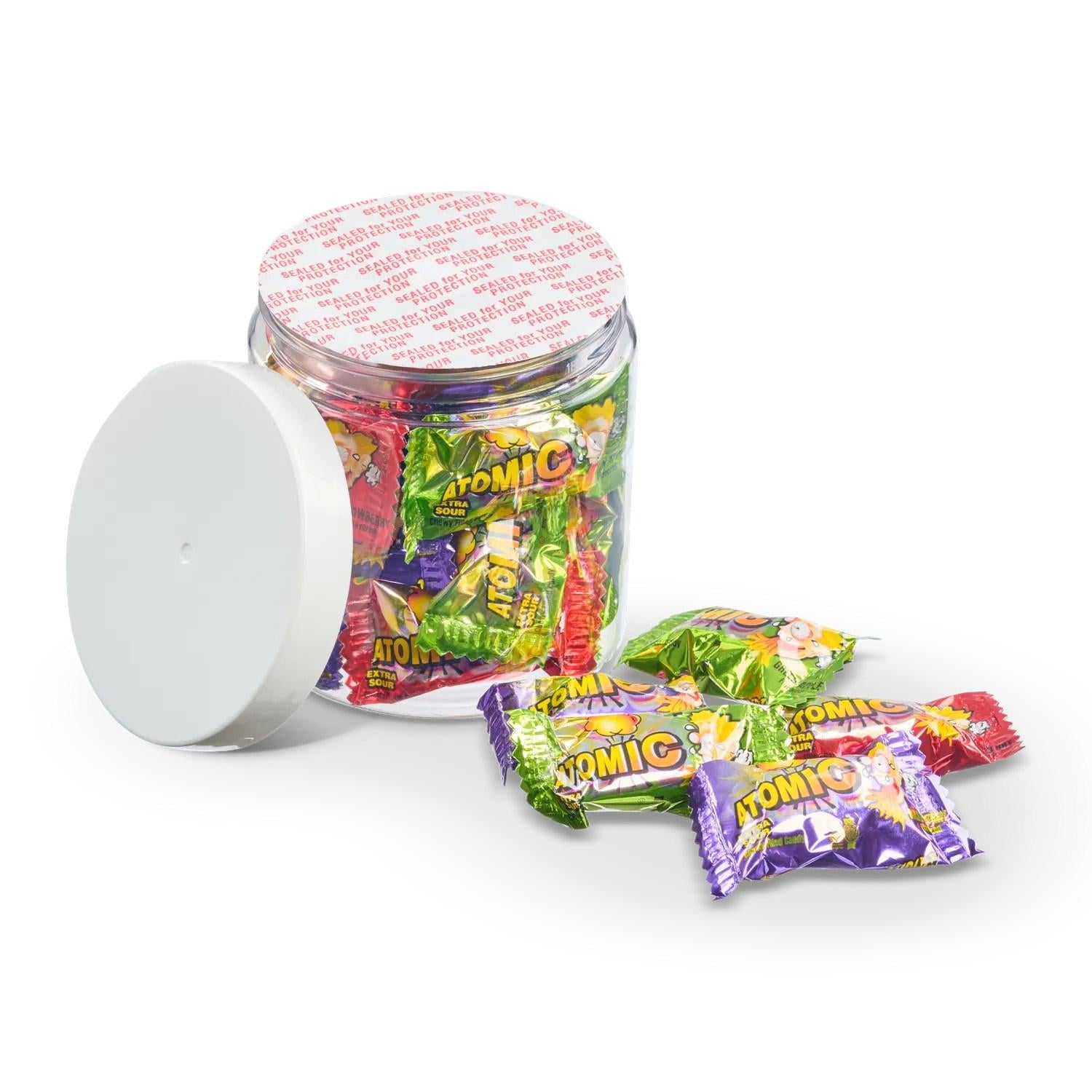 CUSTOM CANDY JAR! 8oz Customized Candy Jar- Upload Your Design & Pick Your Candy!