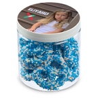 8 oz Jar of Chocolate Covered Mini Pretzels