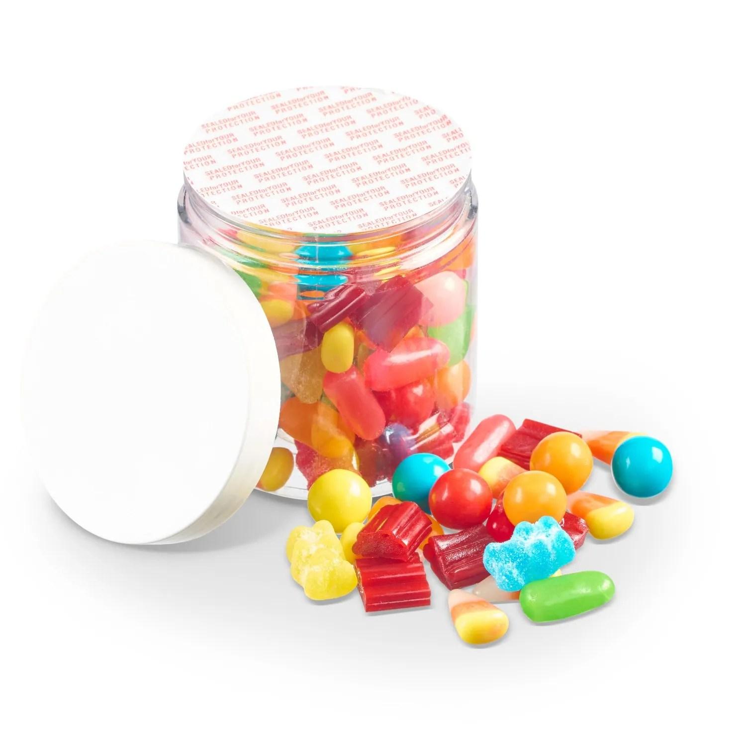 CUSTOM CANDY JAR! 8oz Customized Candy Jar- Upload Your Design & Pick Your Candy!