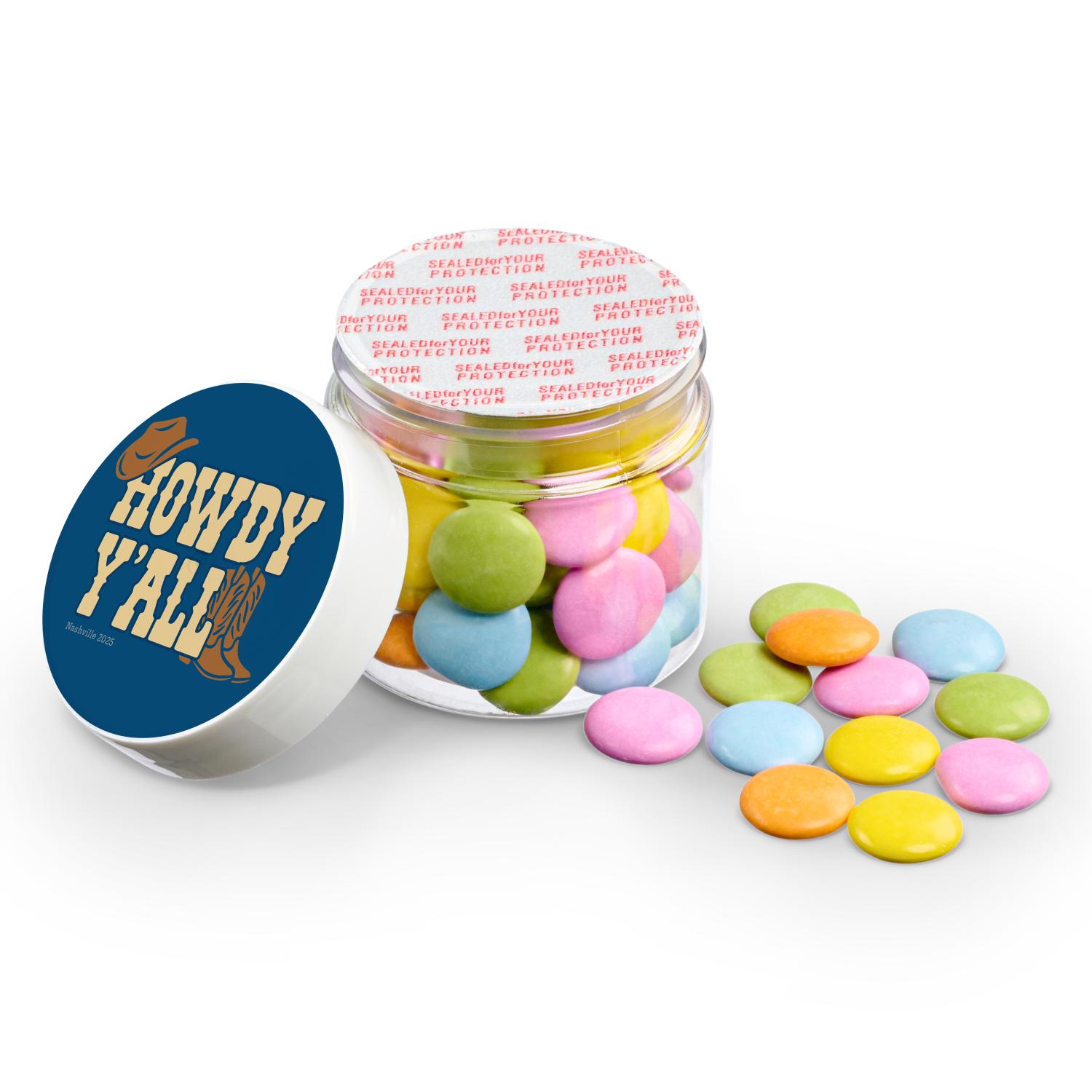 CUSTOM CANDY JAR! 8oz Customized Candy Jar- Upload Your Design & Pick Your Candy!