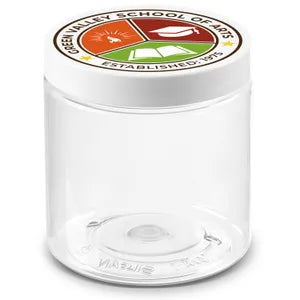 8 oz Imprinted  Empty Jar