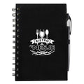 5.5 x 7 Plastic Spiral Journal with Pen