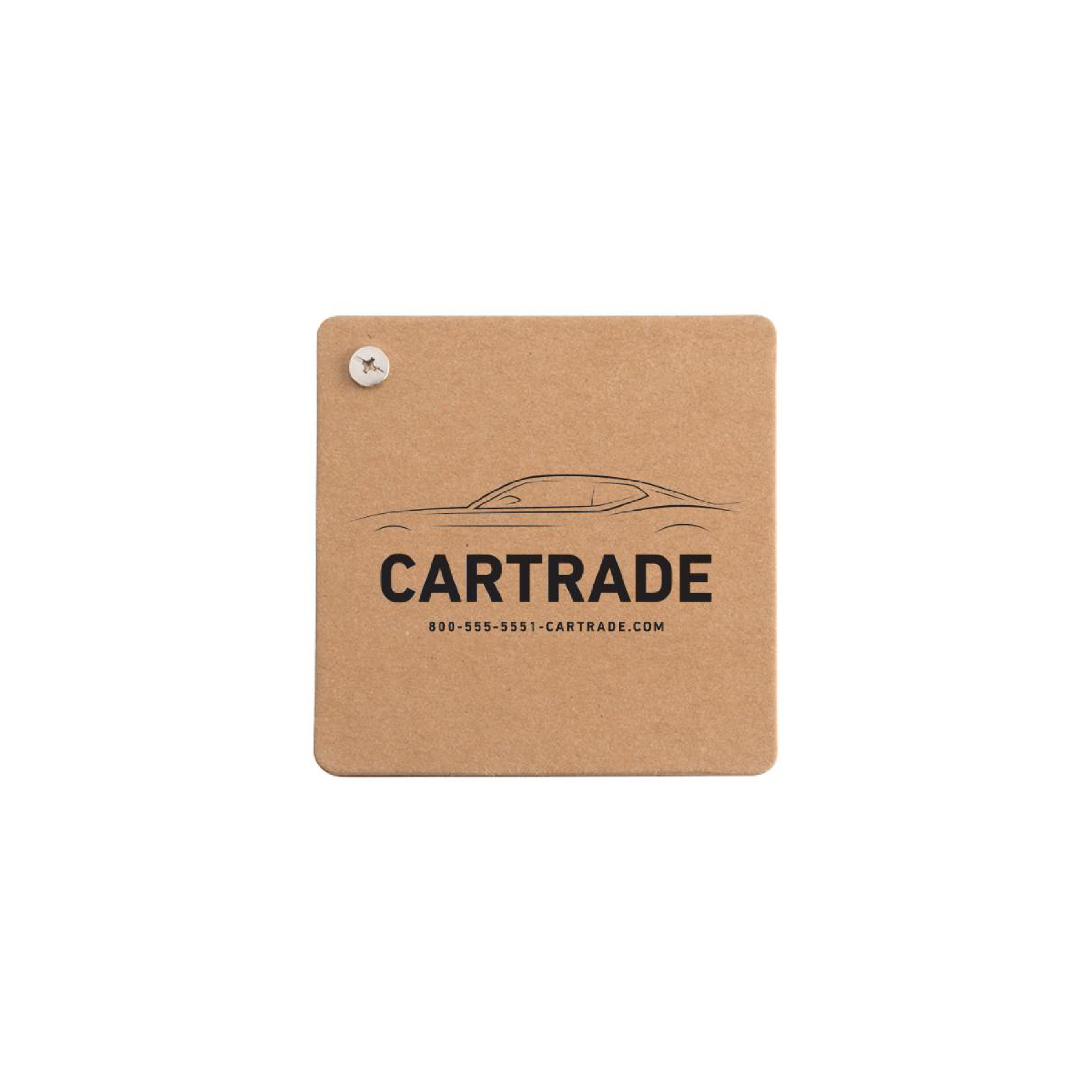 Unlined Cardboard Memo Pad