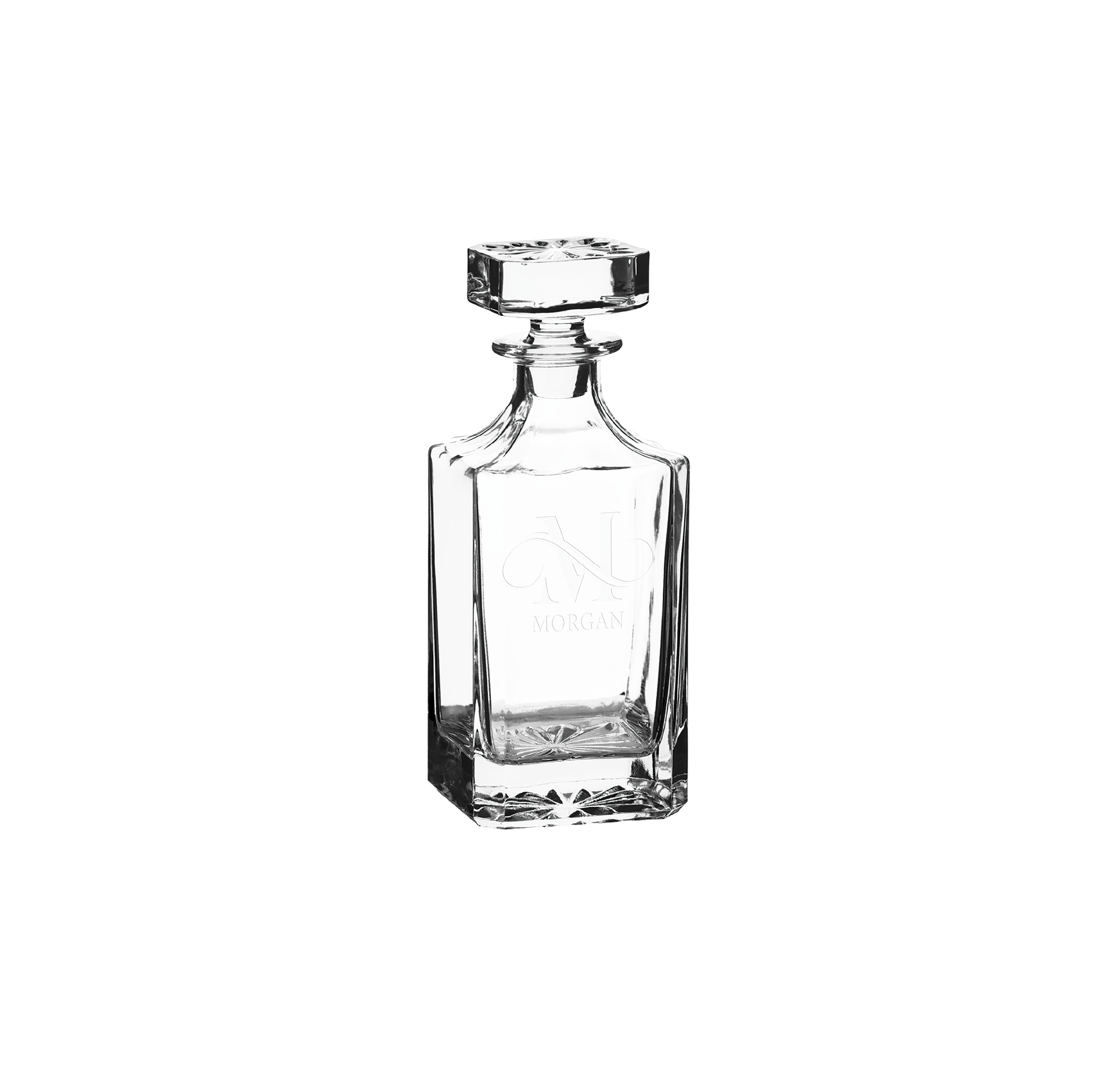 Polar Camel 750 mL Square Glass Decanter