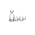 Polar Camel 750 mL Square Glass Decanter Set