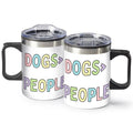 Dogs > People - On The Go 14 oz Stainless Steel Travel Mug with Lid