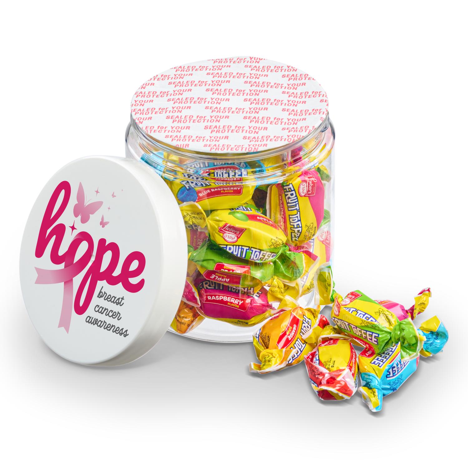CUSTOM CANDY JAR! 8oz Customized Candy Jar- Upload Your Design & Pick Your Candy!