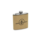 6 oz. Leatherette Stainless Steel Flask