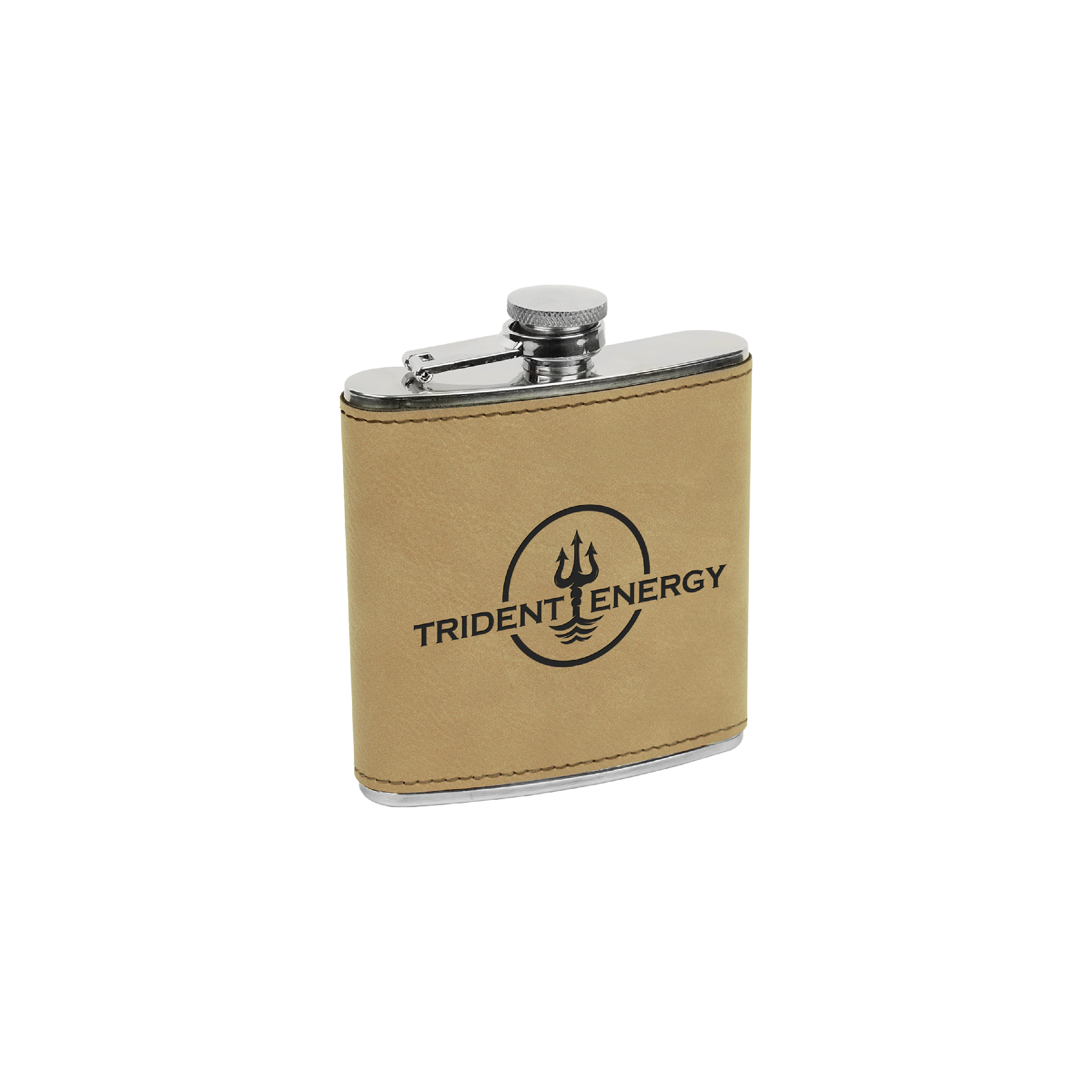 6 oz. Leatherette Stainless Steel Flask