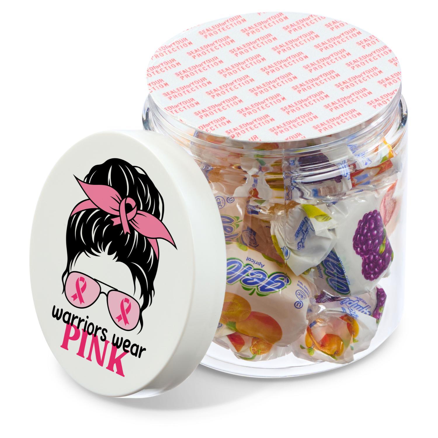 CUSTOM CANDY JAR! 8oz Customized Candy Jar- Upload Your Design & Pick Your Candy!