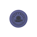 4" Round Laserable Leatherette Coaster