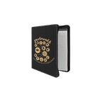 Zipper Laserable Leatherette Portfolio with Notepad