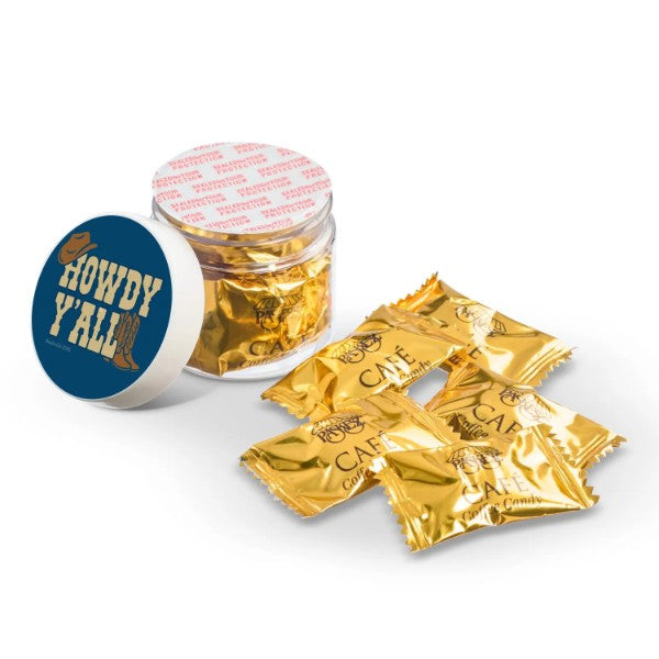 2 oz Jar of Individually Wrapped Coffee Flavored Candy