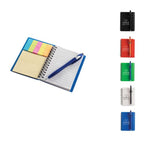 Jothaven 4.15 x 5.5 Translucent Plastic Spiral Journal with Pen