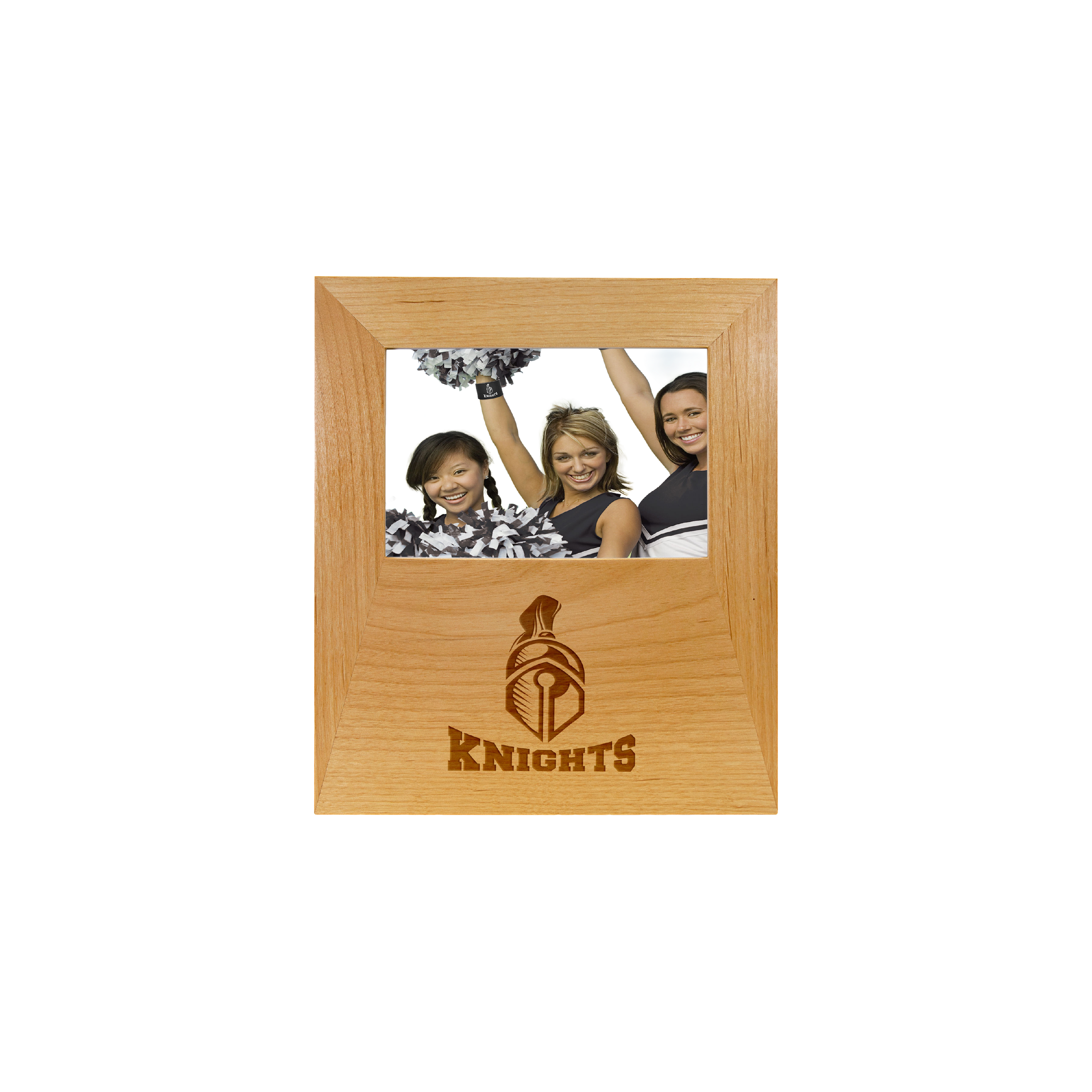 Genuine Alder 4"x 6" Picture Frame with 4 1/2" x 8" Engraving Area