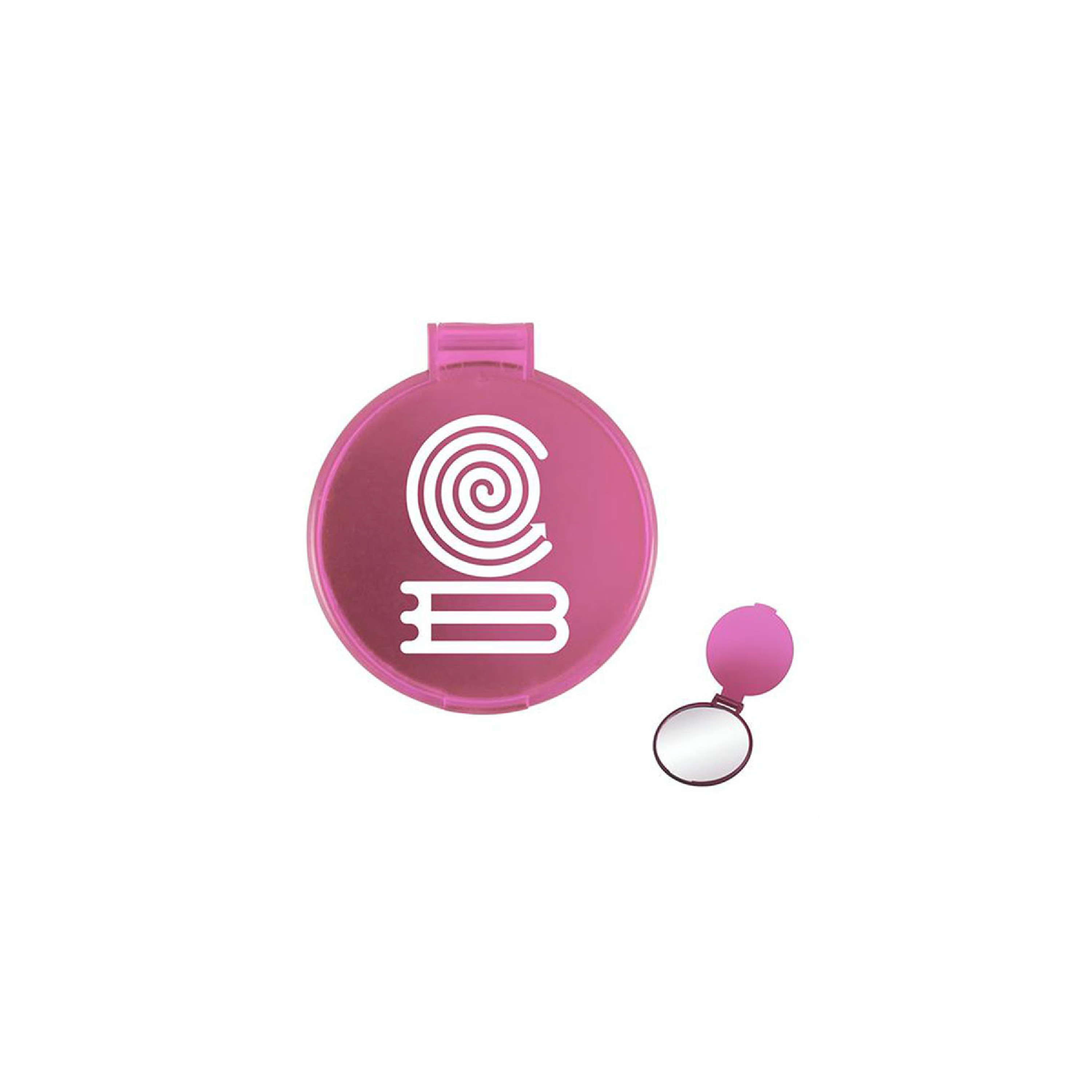 CUSTOM Magic Round Folding Compact Mirror