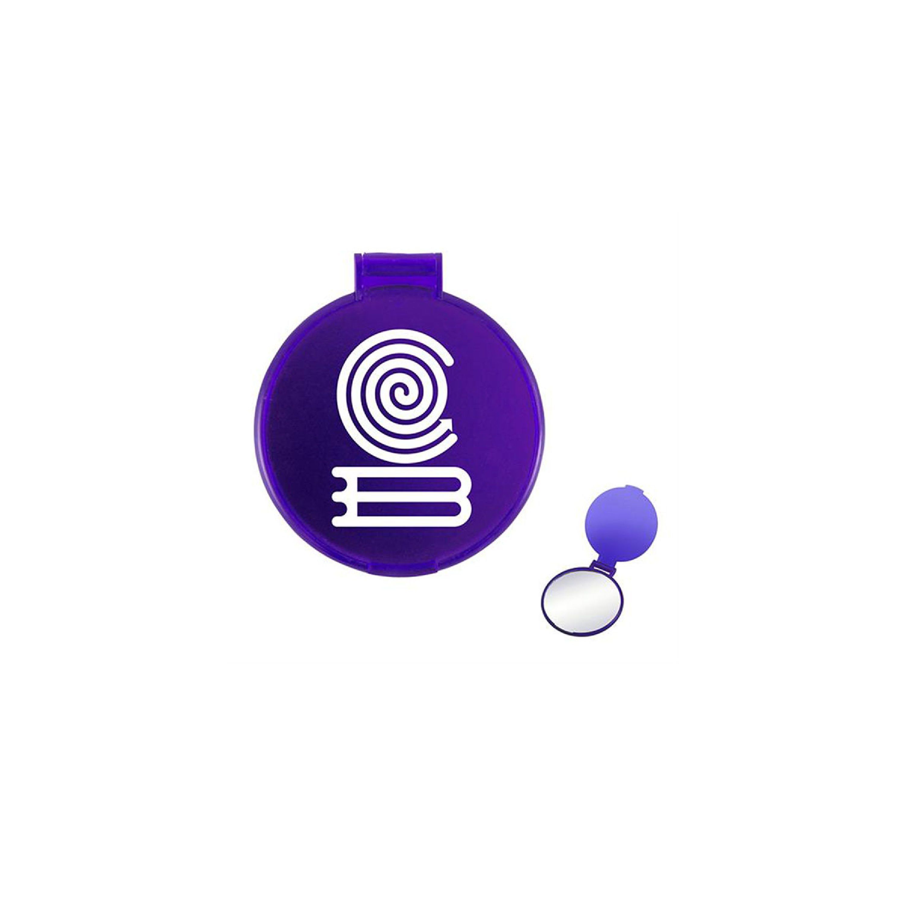 CUSTOM Magic Round Folding Compact Mirror