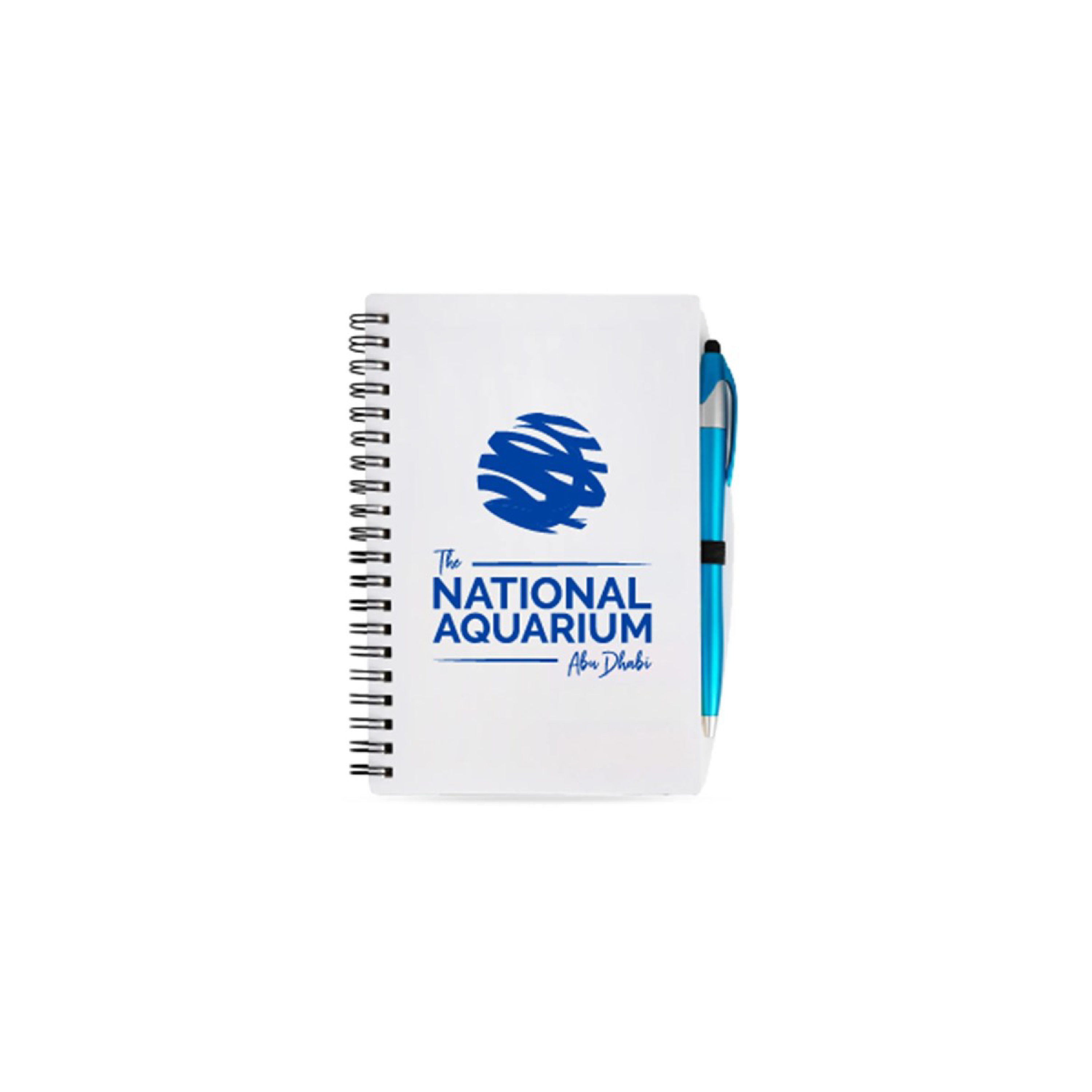 5.5 x 7 Plastic Spiral Journal with Pen